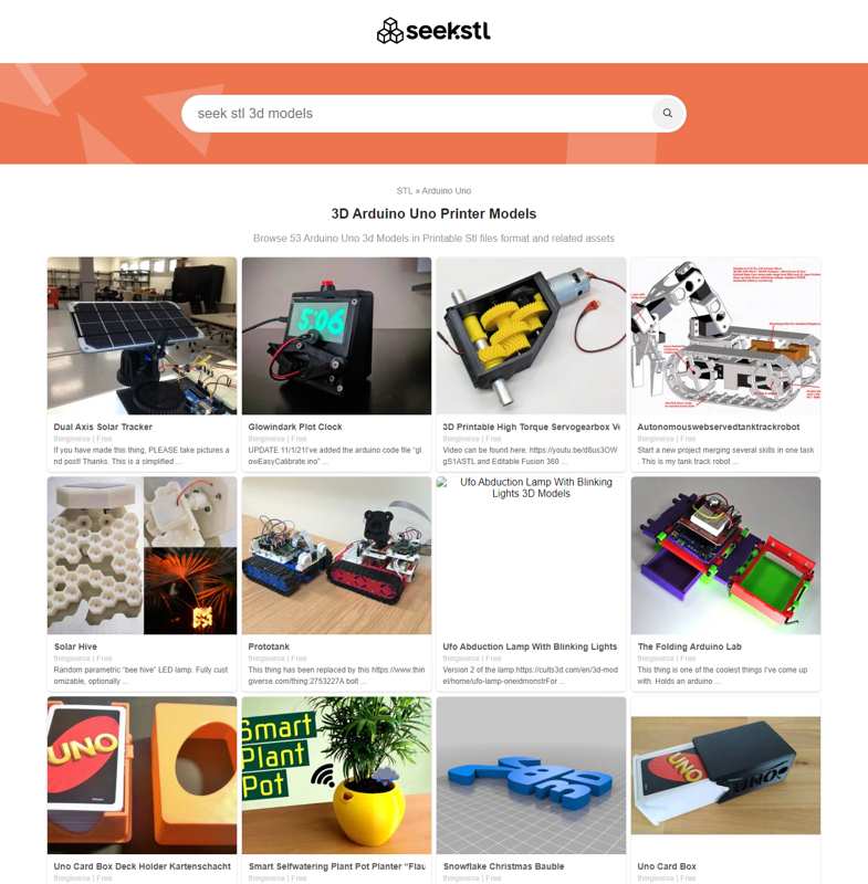 Arduino uno 3d printer files stl 3d models seekstl page 3