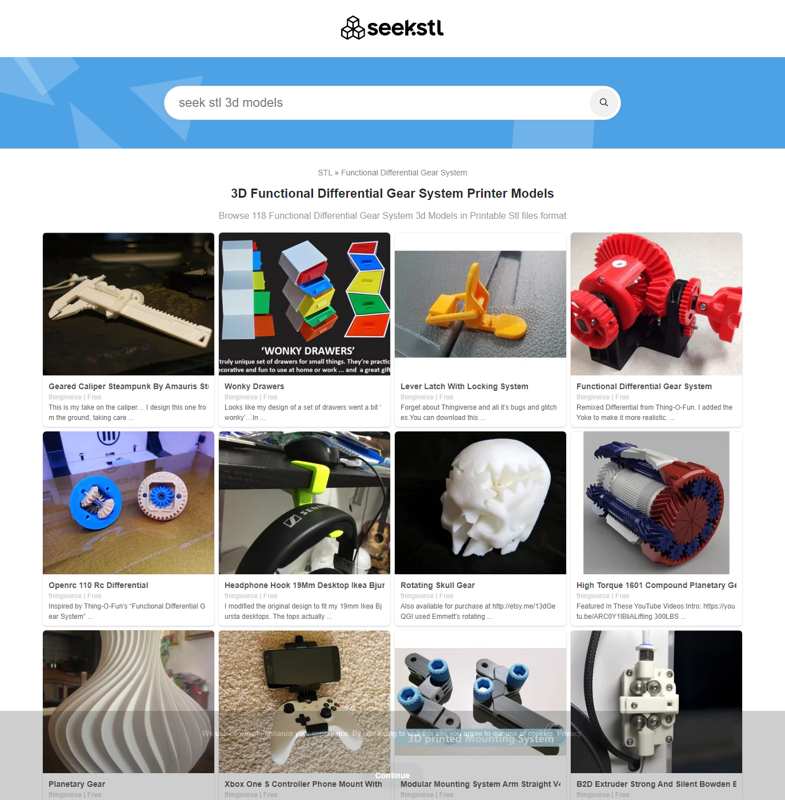 Functional Differential Gear System 3d Printer Files Stl 3d Models Functional Differential Gear System 3d Printer Files Stl 3d Models