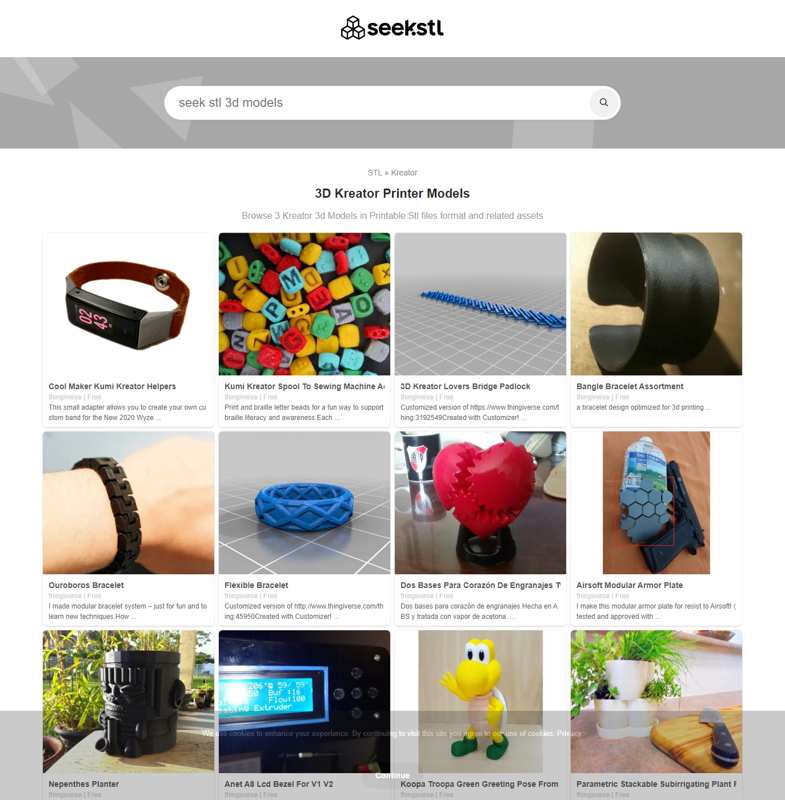 Kreator 3D Printer Files STL 3D Models SeekStl