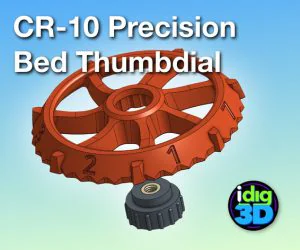 Cr10 Precision Thumbdial 3D Models