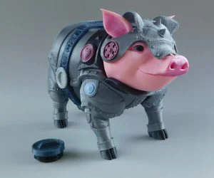 Sir Pigglesby A Most Noble Piggy Bank 3D Models