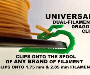 Universal Dual Filament Dragon Clip 3D Models