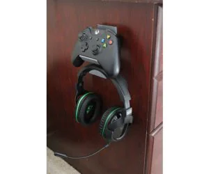 Xbox One Controller Headset Holder 3D Models