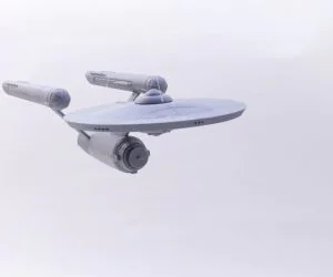 Enterprise 1701 Modular Snapfit Model 3D Models