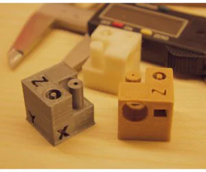 Filament Test Cube 3D Models