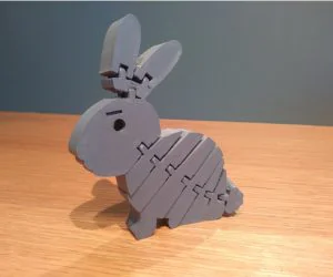 Flexi Rabbit With Strong Links 3D Models