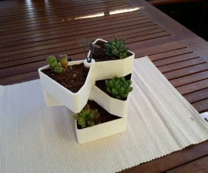 Garden Rotation Pot For Small Flowers 3D Models