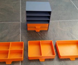 Parts Tray Drawers 3D Models