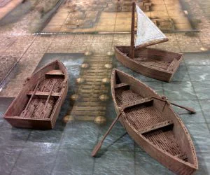 Openforge Rowboats 3D Models