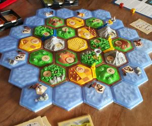 Settlers Catan Style Magnetic 3D Models