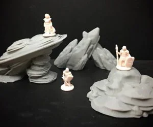 Rock Formations 15Mm18Mm28Mm Scale 3D Models