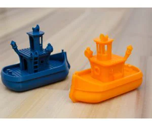 Bathtub Boat Visual Benchy 3D Models