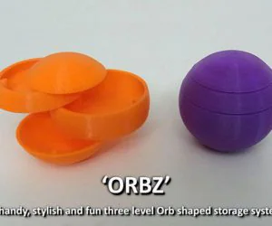 Orbz A Mutlilayerd Orb Shaped Storage Solution 3D Models