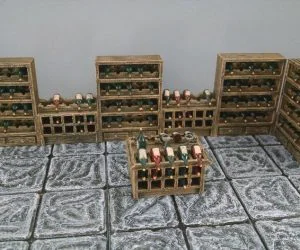 28Mm Wine Cellar Accessories 3D Models