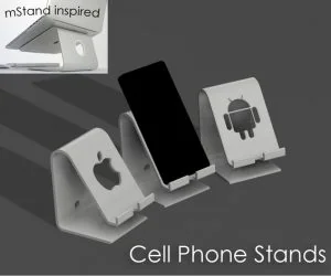 Mstand Inspired Phone Stand 3D Models