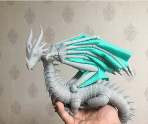 Articulated Dragon Seven Point Five And Nine 3D Models