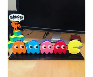 Pacman Chaser Mechanical Toy 3D Models