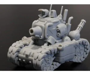 Metal Slug Sv001 Tank 3D Models