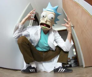 Rick Sanchez Mask From Rick And Morty 3D Models