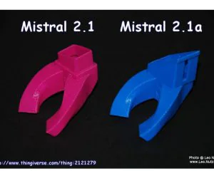 “Mistral 2.1” Extruder Cooling Duct For The Anet A8 Printer 3D Models