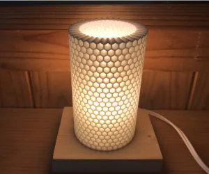 Small Honeycomb Lamp Shade Remix 3D Models
