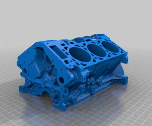 Ford Engine Block 3D Models