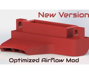 Cr10 Fan Mod Airflow Optimization 3D Models