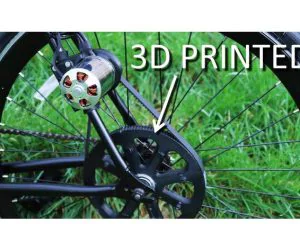 Diy Electric Bike Motor Mount Pulley 3D Models