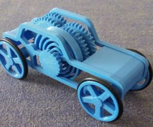 Windup Motor Car Toy 3D Models