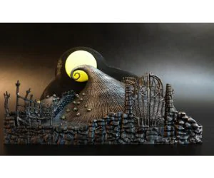 The Nightmare Before Christmas Diorama 3D Models