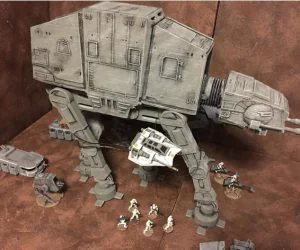 Atat Walker Star Wars Legion Scale 3D Models