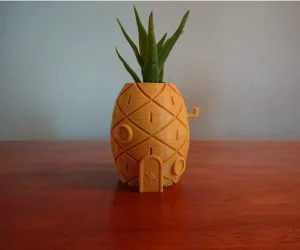 Spongebobs House Plant Pot 3D Models