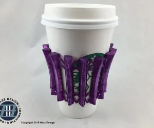 Wtfff Collapsible Coffee Sleeve 3D Models