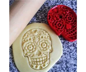 Mexican Skull Cookie Cutter 3D Models