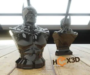 Another Batman Bust Hd Arkham 3D Models