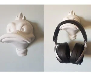 Duck Headphone Hanger 3D Models