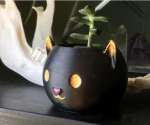 Cat Planter 3D Models