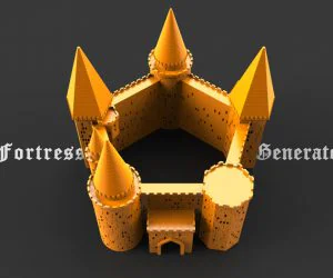 Medieval Fortress Generator 3D Models