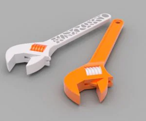 Crescent Wrench Pair 3D Models