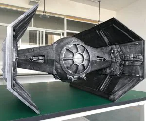 Darth Vaders Tie From Star War 3D Models