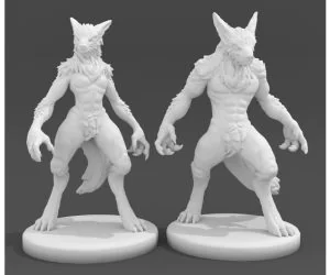 Werewolf Miniatures 3D Models