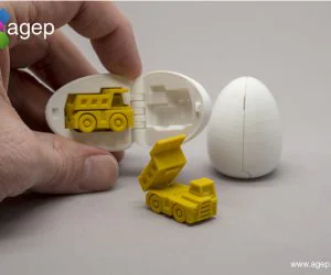 Surprise Egg 1 Tiny Haul Truck 3D Models
