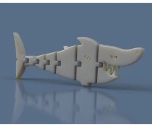 Sharkticulator Flexi Shark 3D Models