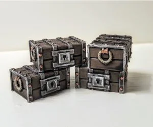 Locked Chest 3D Models