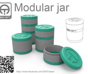 Modular Jar 3D Models