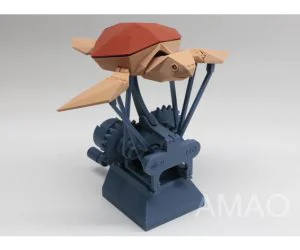 Flying Sea Turtle 3D Models