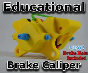 Educational Brake Caliper 3D Models