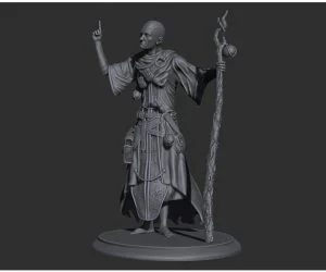 Old Priest Warlock 3D Models