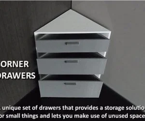 Corner Drawers 3D Models