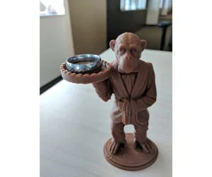 Monkey Butler Ring Holder 3D Models